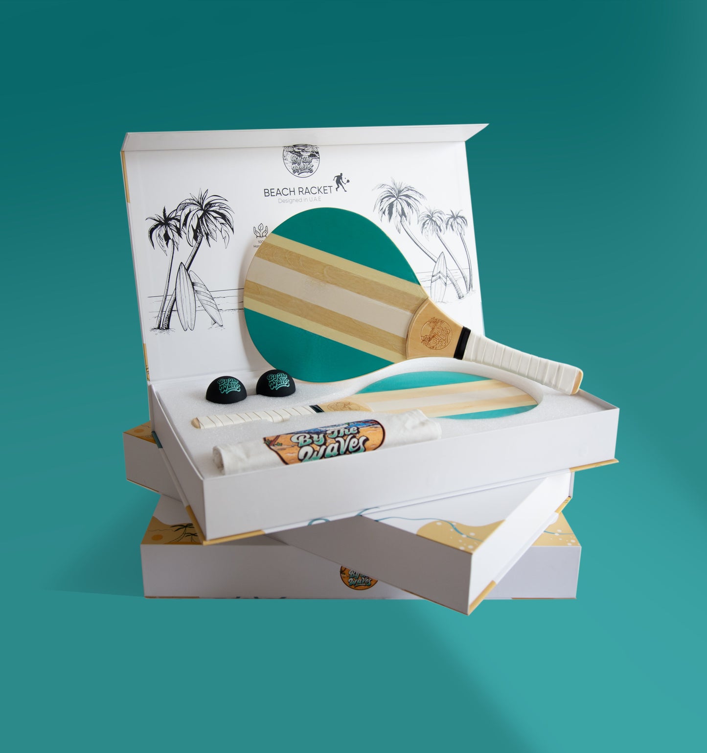By The Waves Double Sided Beach Racket Set - By The Waves