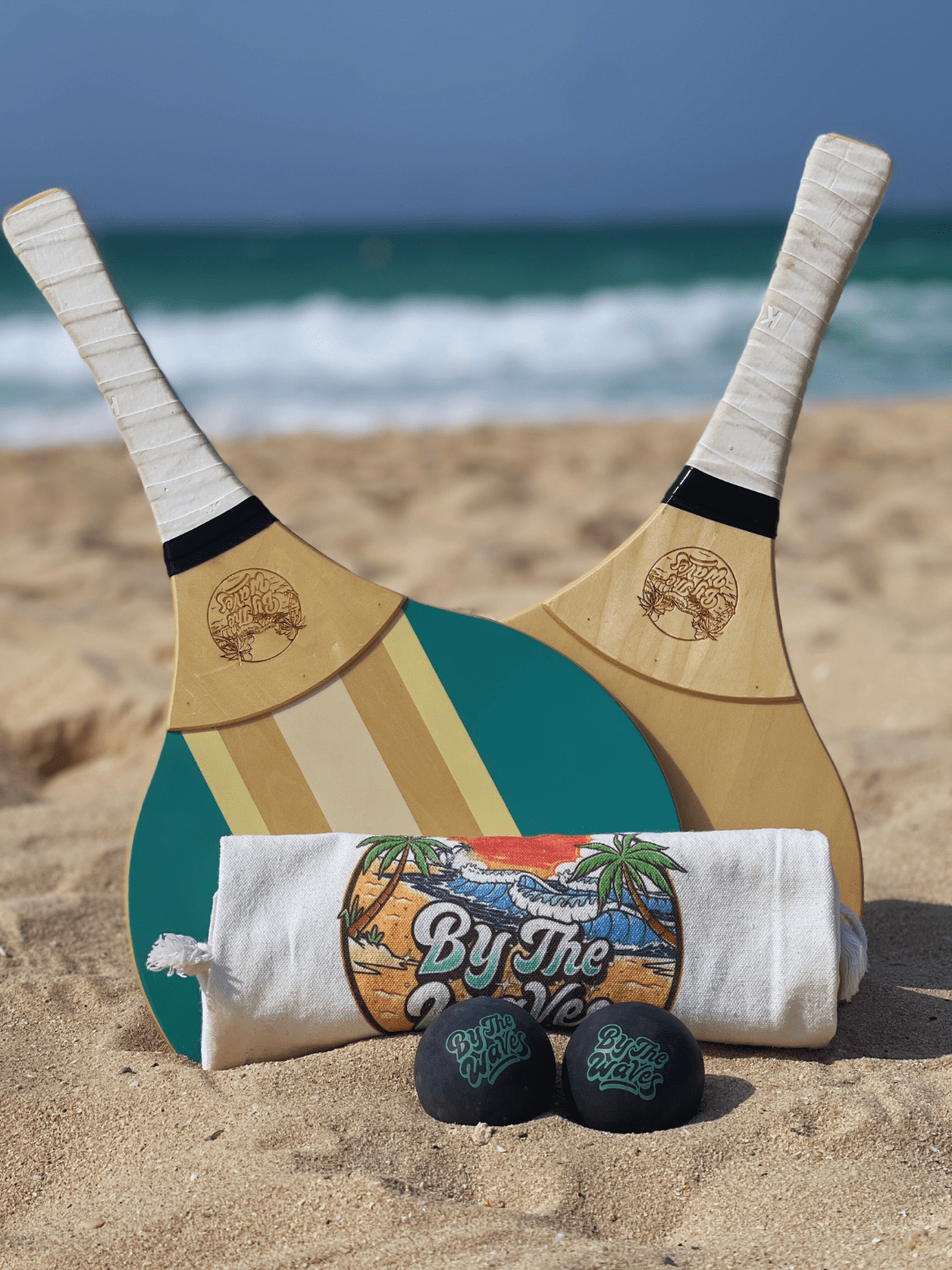 By The Waves Double Sided Beach Racket Set - By The Waves